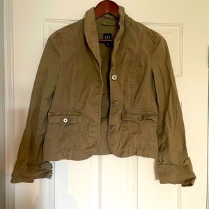 Gap cropped blazer/jacket